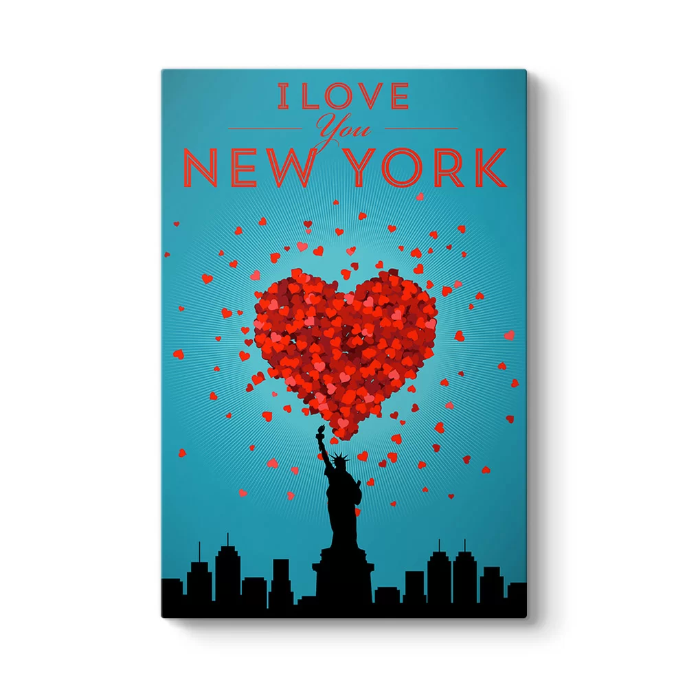 I Love You New York Tablosu - Model 2